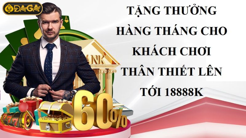 Tổng hợp khuyến mãi DAGA - Ưu đãi hàng tháng cho khách hàng thân thiết